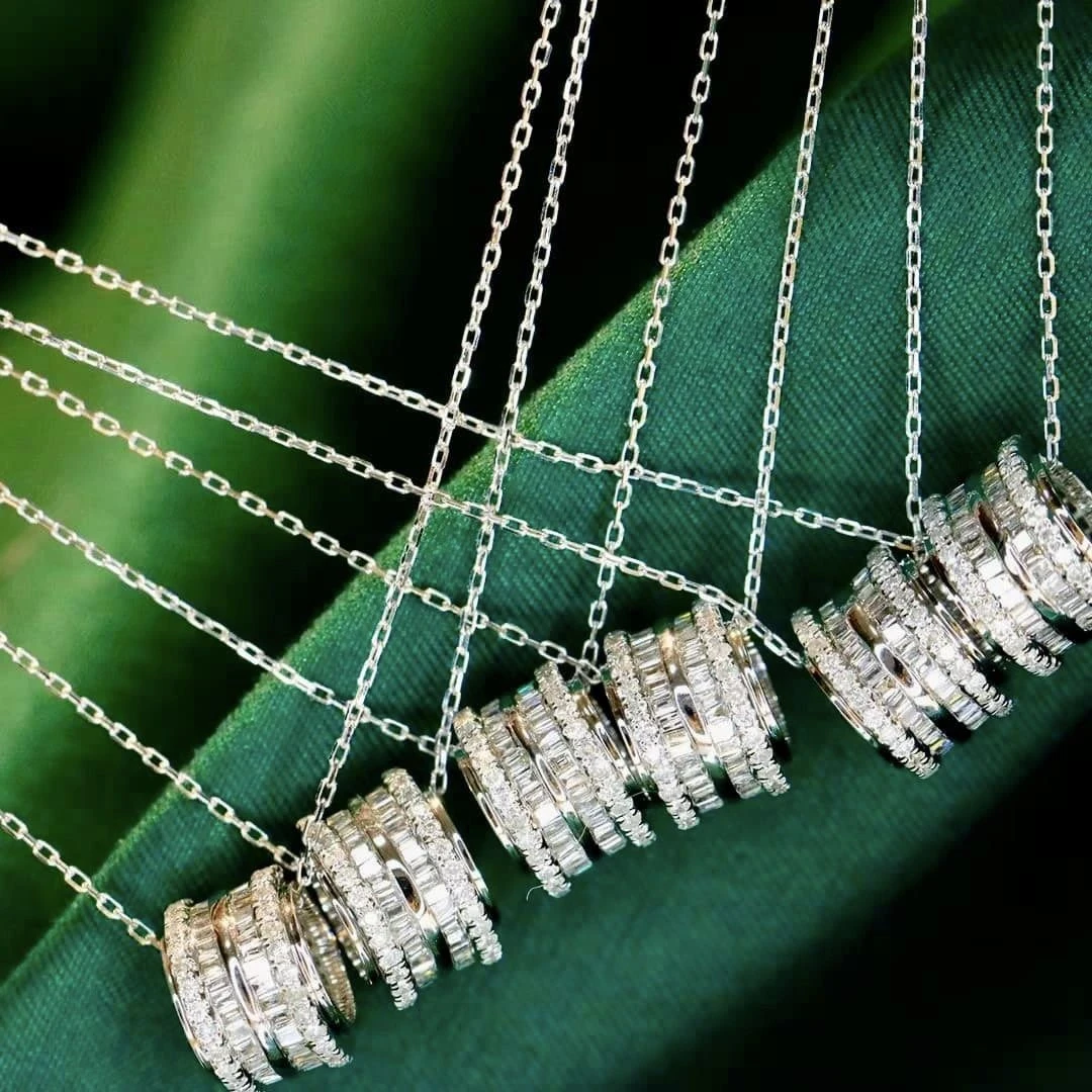 18K天然鑽石-路路通項鍊