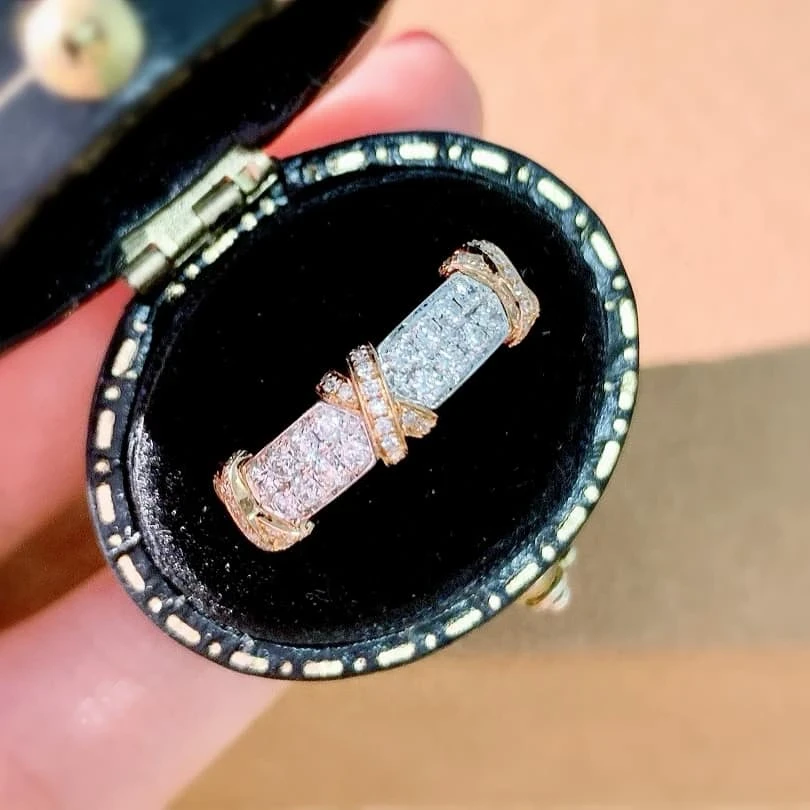 18K天然鑽石-羅馬款戒指 - 第3張圖 18K天然鑽石-羅馬款戒指