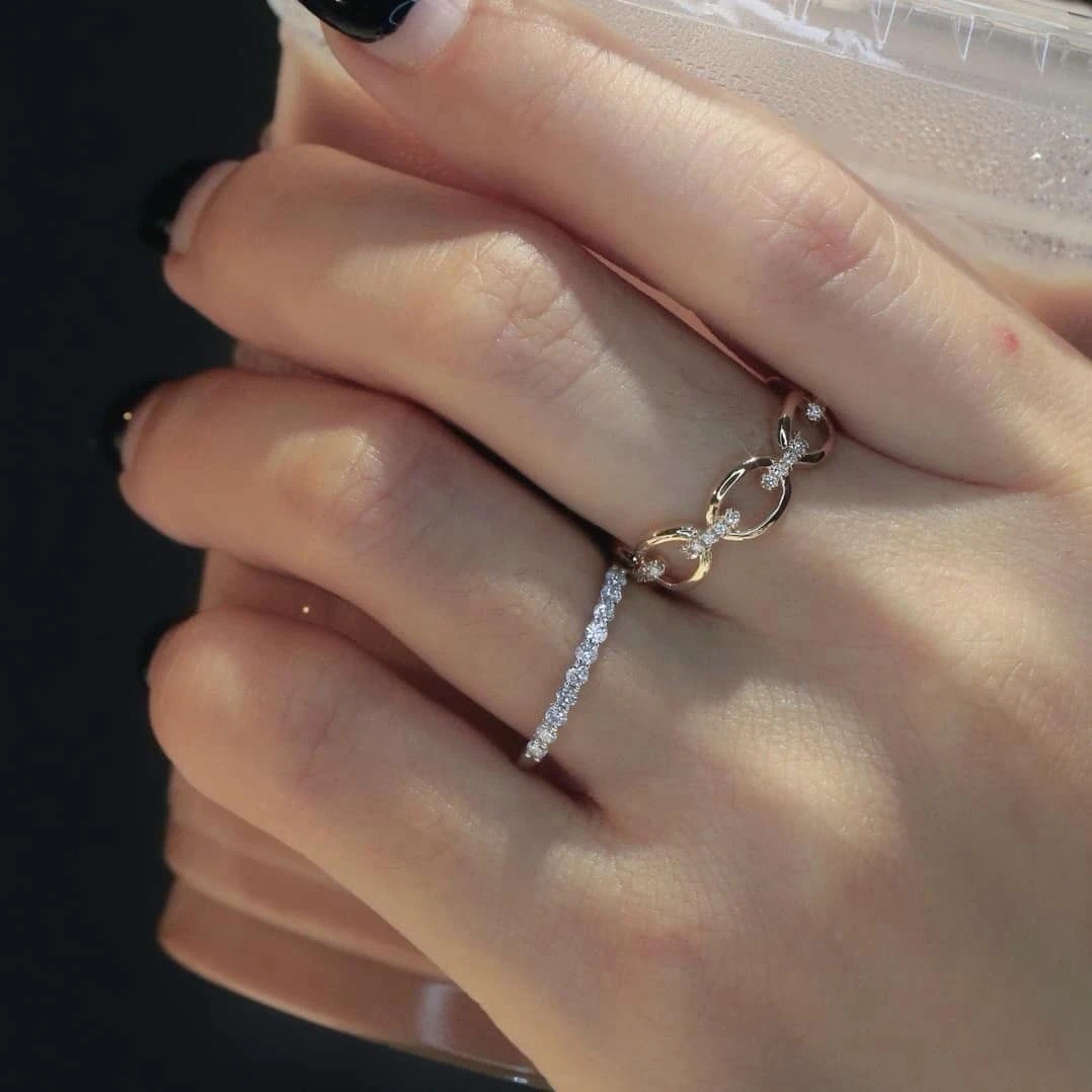 18K天然鑽石-時髦戒指 - 第3張圖 18K天然鑽石-時髦戒指