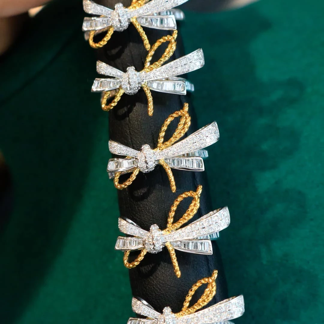 18K天然鑽石-蝴蝶分色戒指 - 第4張圖 18K天然鑽石-蝴蝶分色戒指