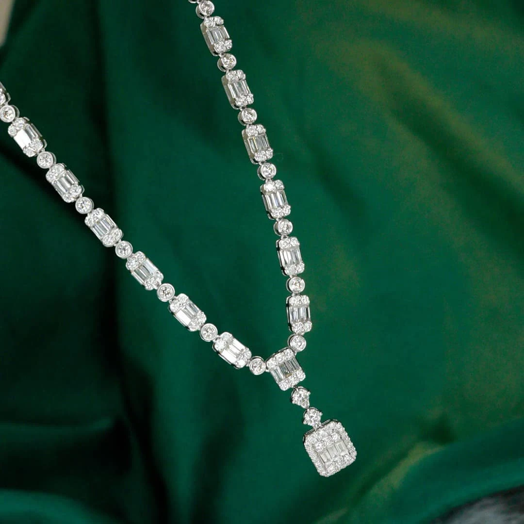 18K天然鑽石-大冰糖套鍊