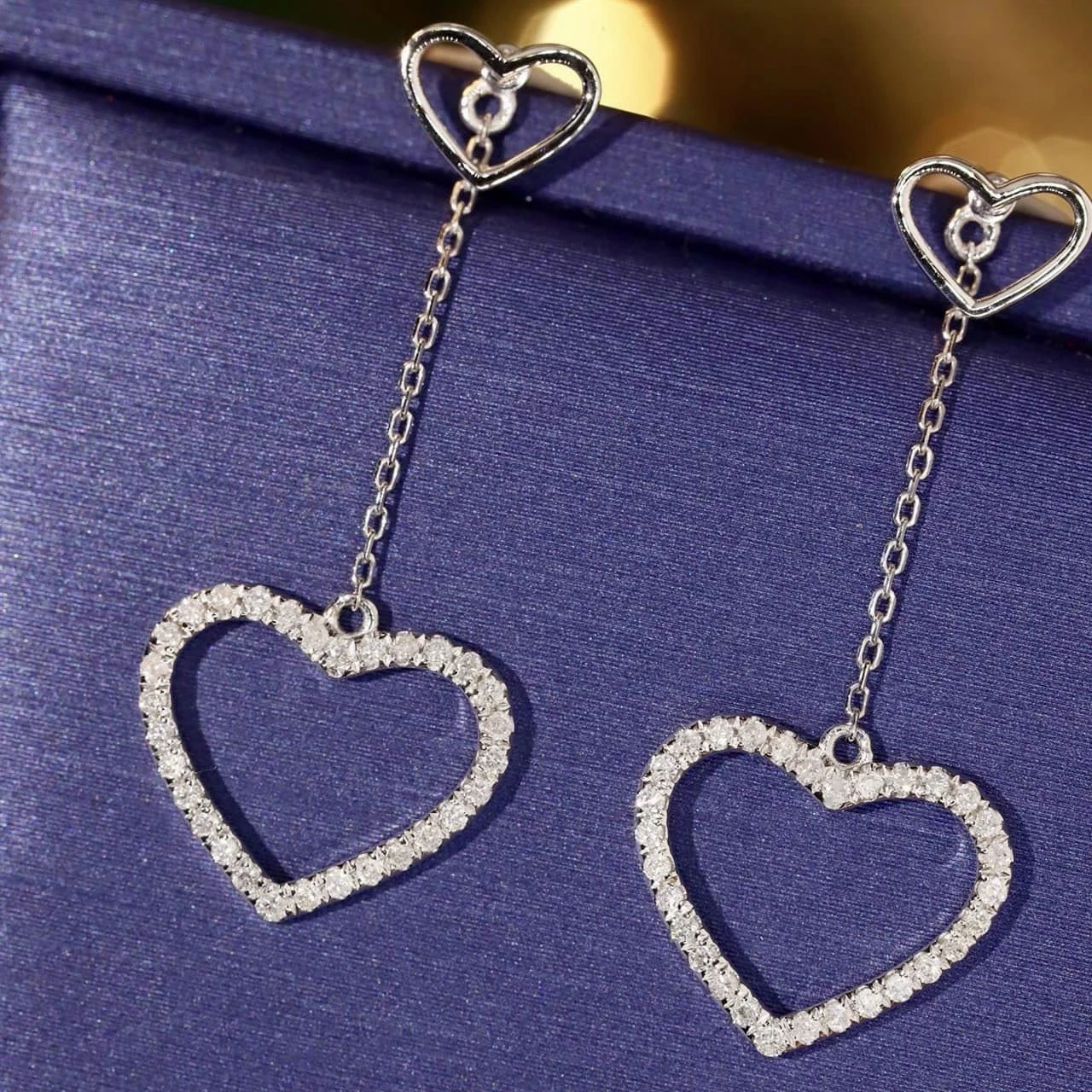 18K天然鑽石-心形耳環兩戴款 - 第4張圖 18K天然鑽石-心形耳環兩戴款