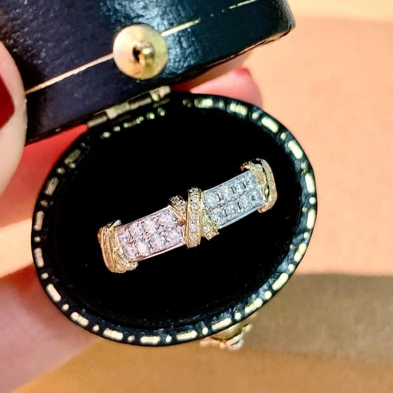 18K天然鑽石-羅馬款戒指 - 第4張圖 18K天然鑽石-羅馬款戒指