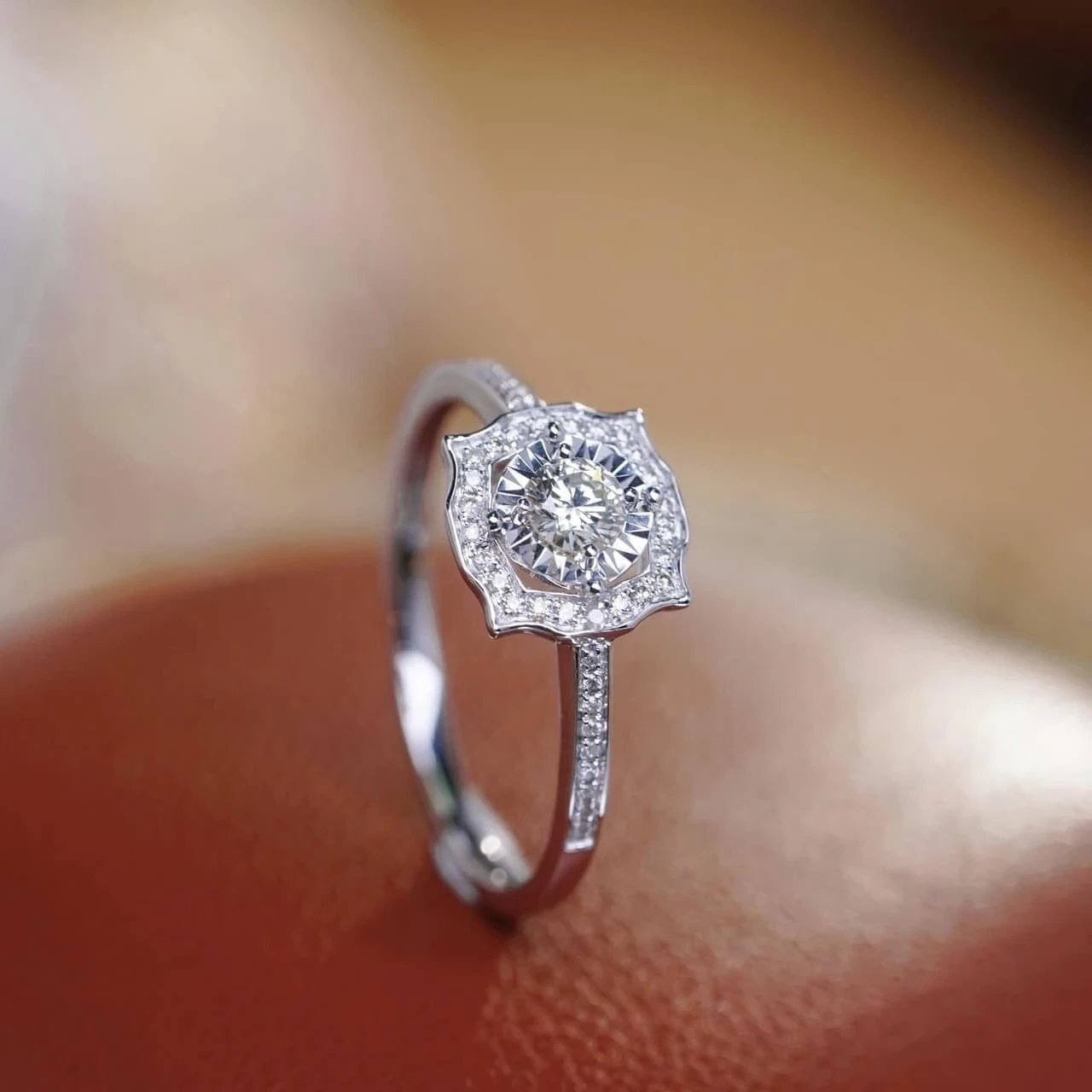 18K天然鑽石-仙氣戒指