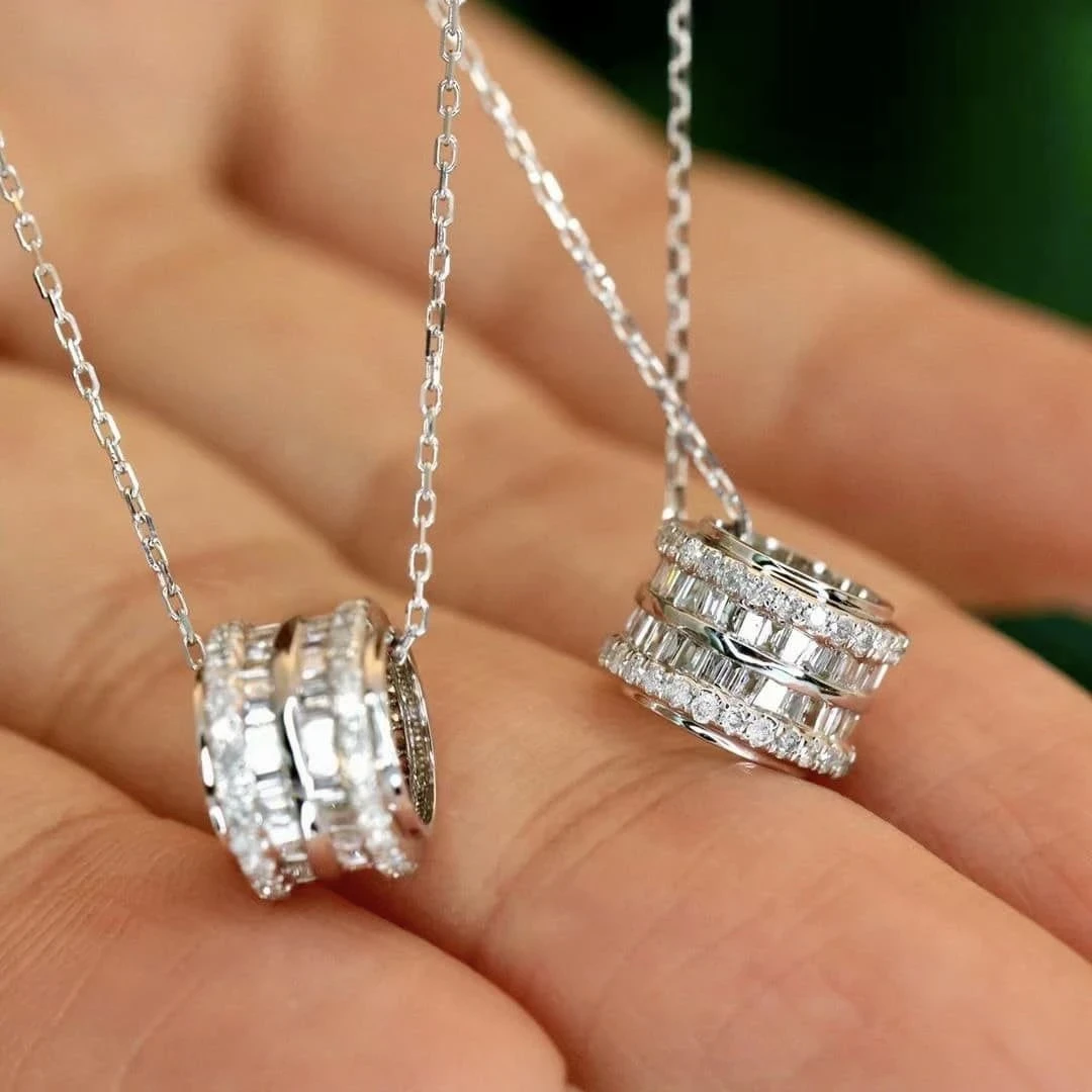 18K天然鑽石-路路通項鍊