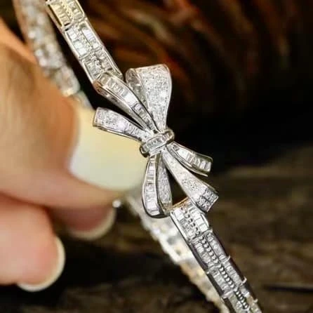 18K天然鑽石-蝴蝶結手環 - 第6張圖 18K天然鑽石-蝴蝶結手環