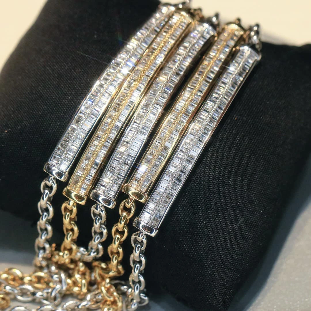 18K天然鑽石-奢華手環