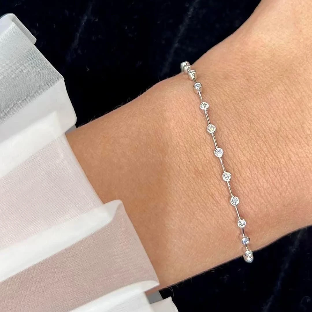 18K天然鑽石-泡泡手鍊 - 第6張圖 18K天然鑽石-泡泡手鍊