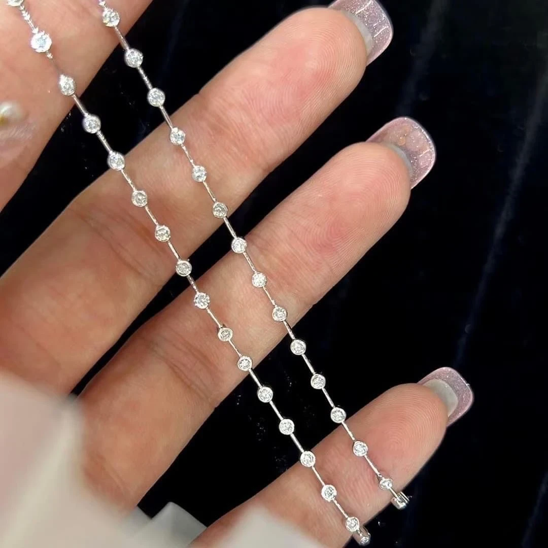 18K天然鑽石-泡泡手鍊 - 第2張圖 18K天然鑽石-泡泡手鍊