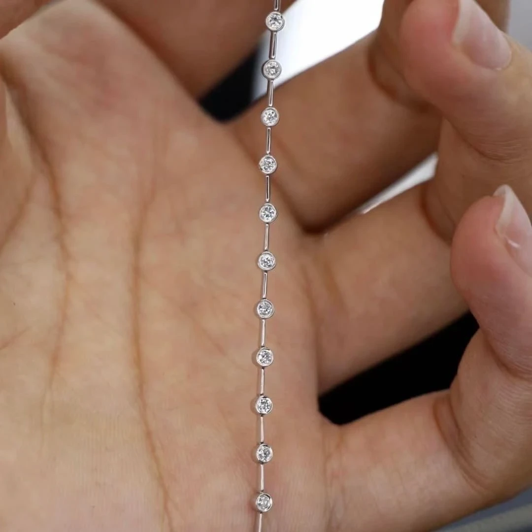 18K天然鑽石-泡泡手鍊 - 第3張圖 18K天然鑽石-泡泡手鍊