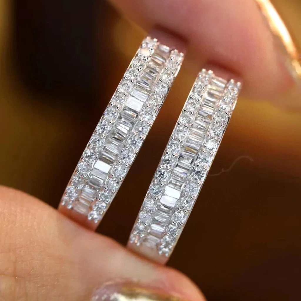 18k鑽石-單排T鑽戒