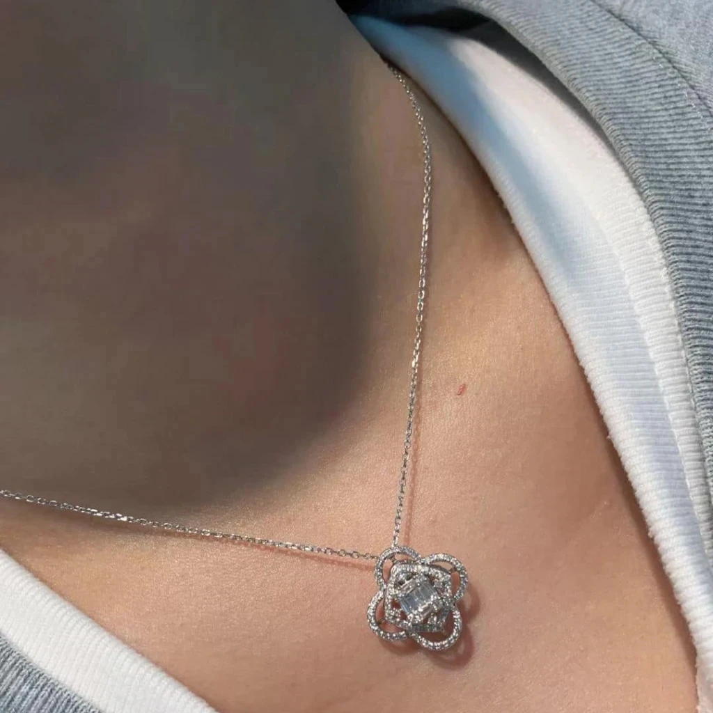 18K天然鑽石-四葉草戒墜兩用款 - 第10張圖 18K天然鑽石-四葉草戒墜兩用款