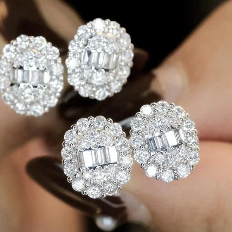 18K天然鑽石-冰糖造型耳環 - 第3張圖 18K天然鑽石-冰糖造型耳環