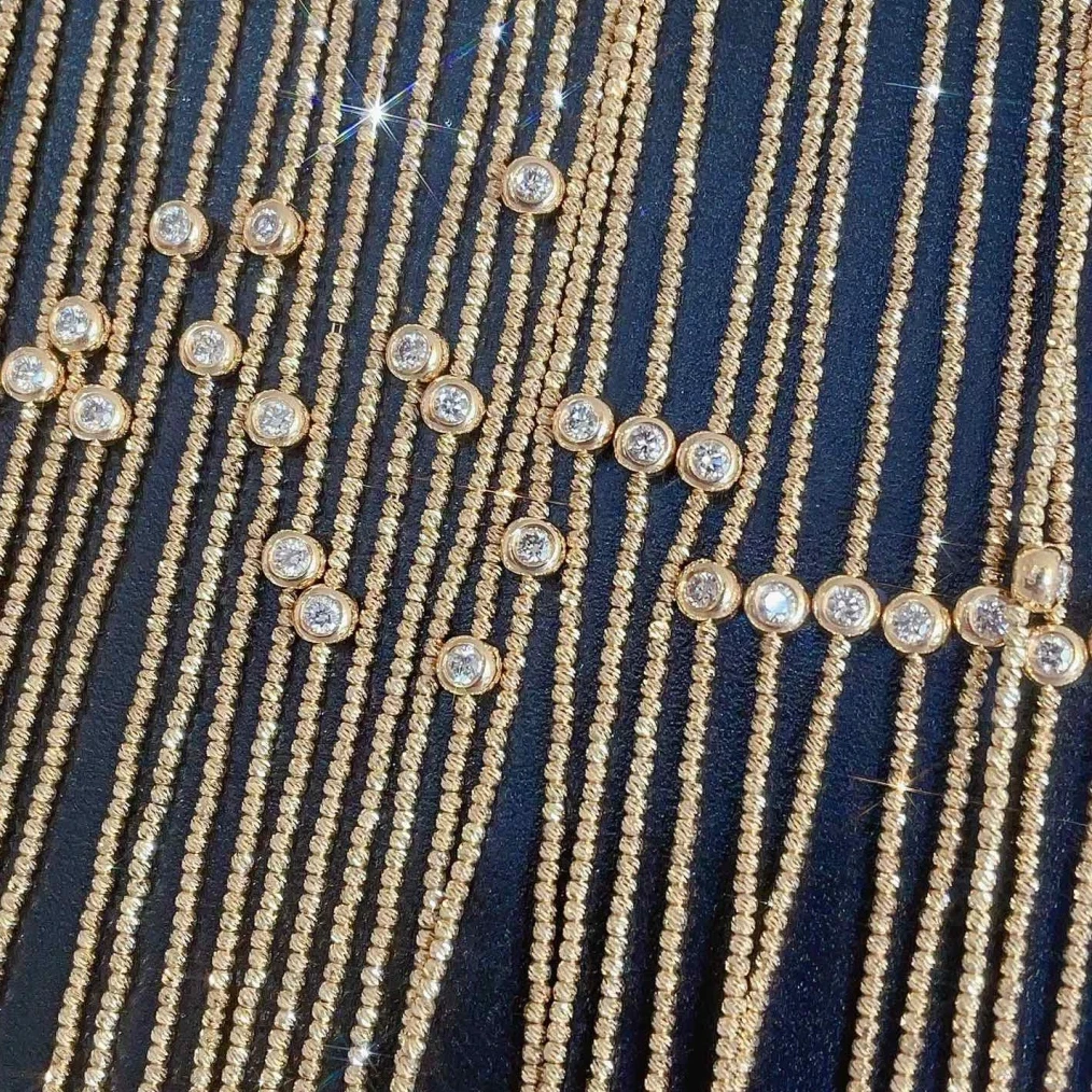 18K天然鑽石-爆閃手鍊 - 第4張圖 18K天然鑽石-爆閃手鍊