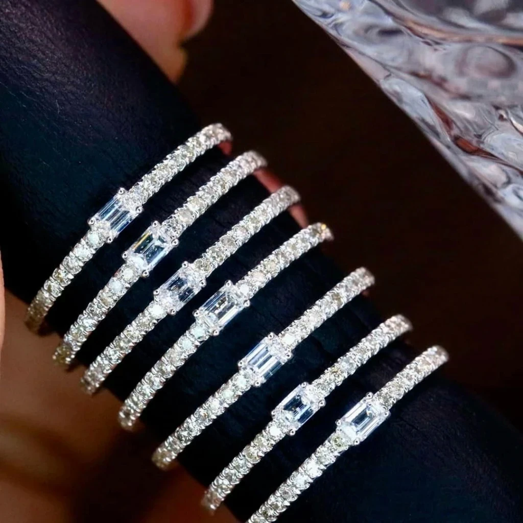 18K天然鑽石-簡約戒指