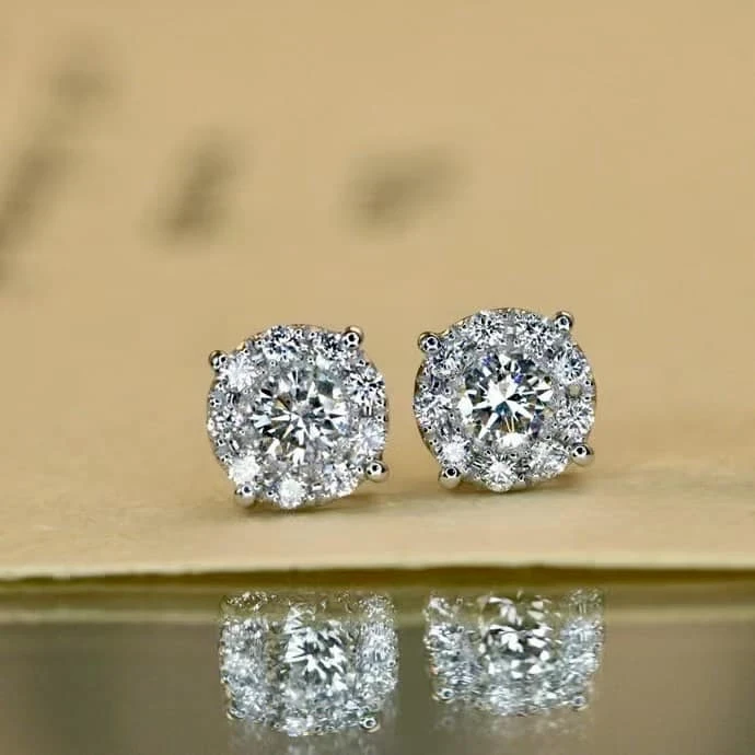 18K天然鑽石-氣質耳環 - 第3張圖 18K天然鑽石-氣質耳環