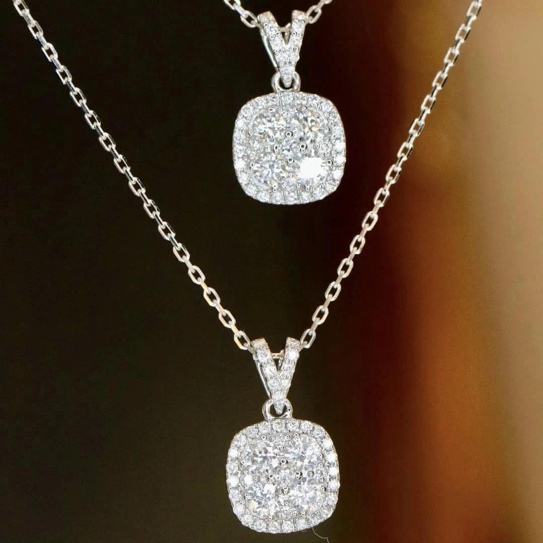 18K天然鑽石-精緻項鍊