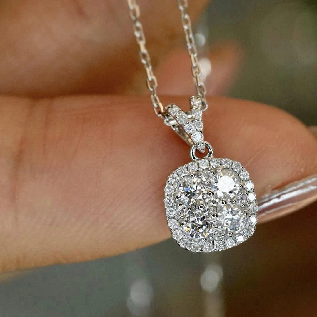 18K天然鑽石-精緻項鍊