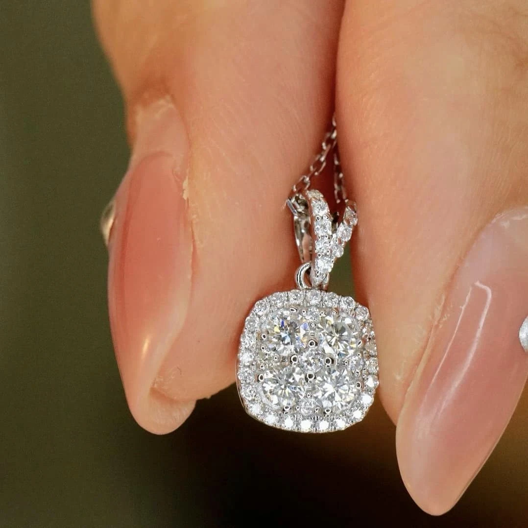 18K天然鑽石-精緻項鍊