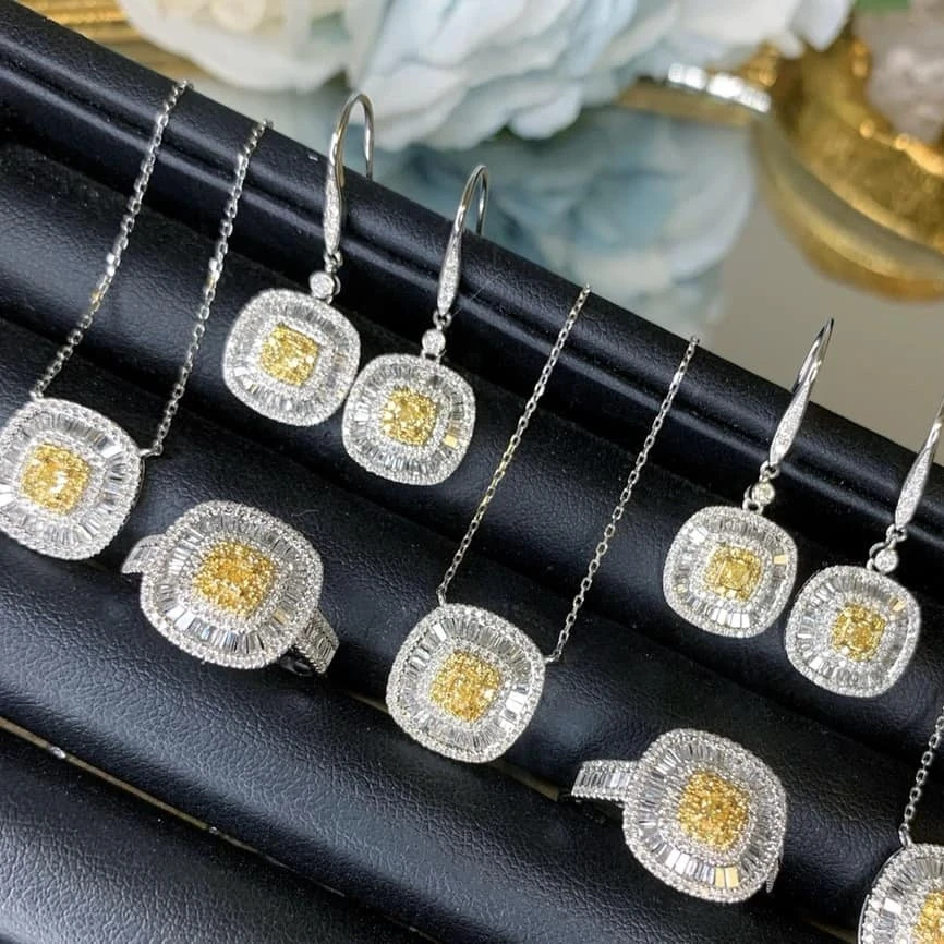 18K天然鑽石-套組