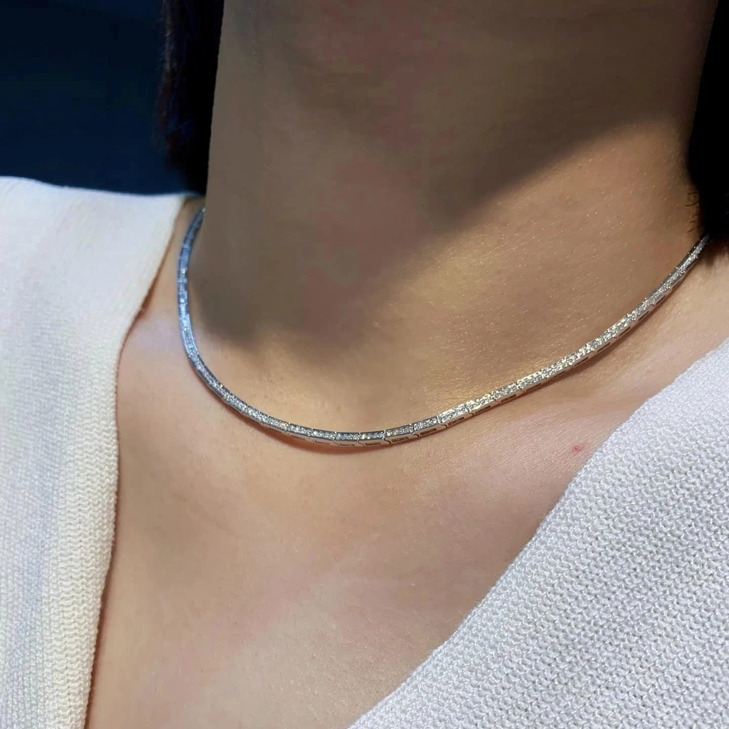 18K天然鑽石-蝴蝶項鍊