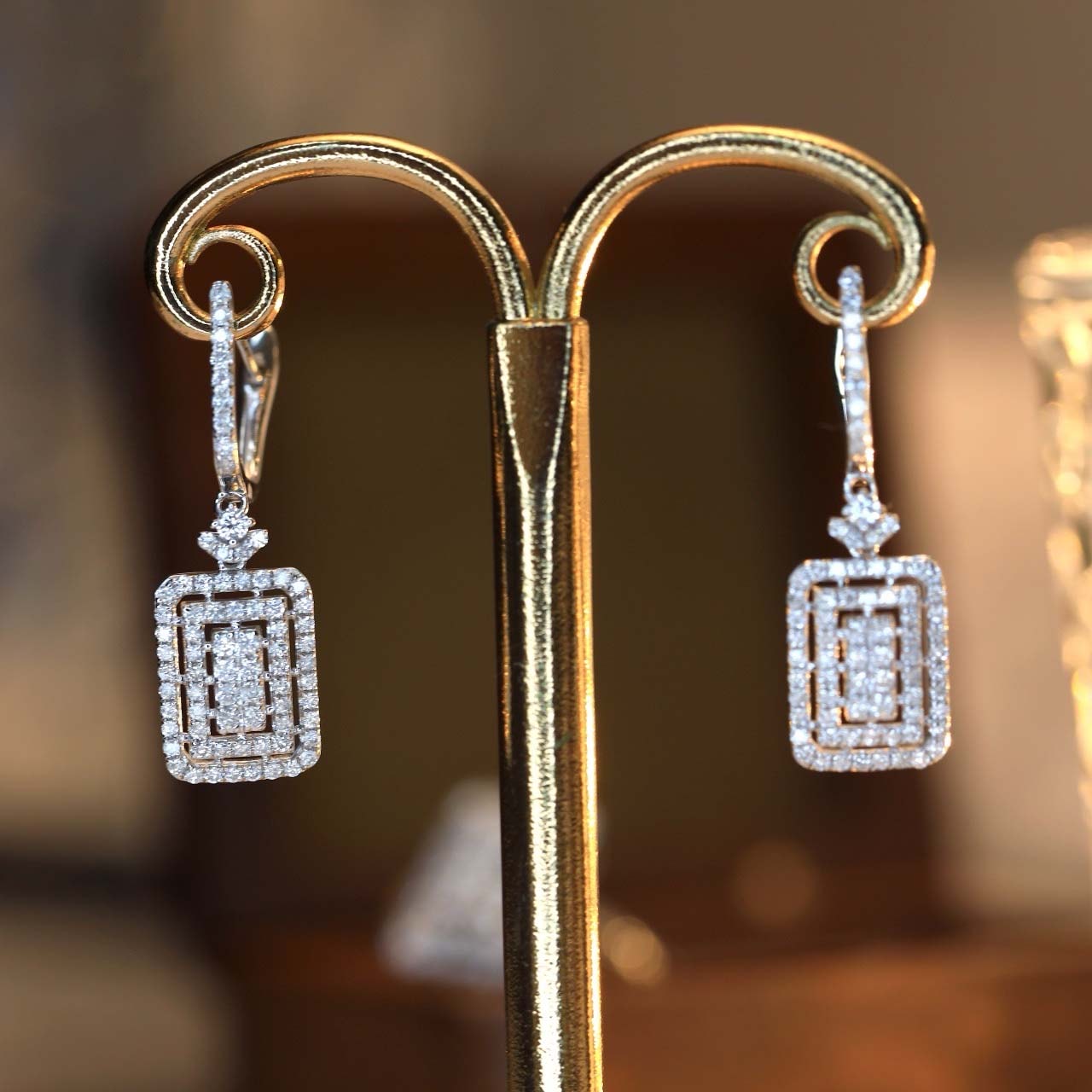 18K天然鑽石-經典雙排戒指/項鍊/耳環/手鍊