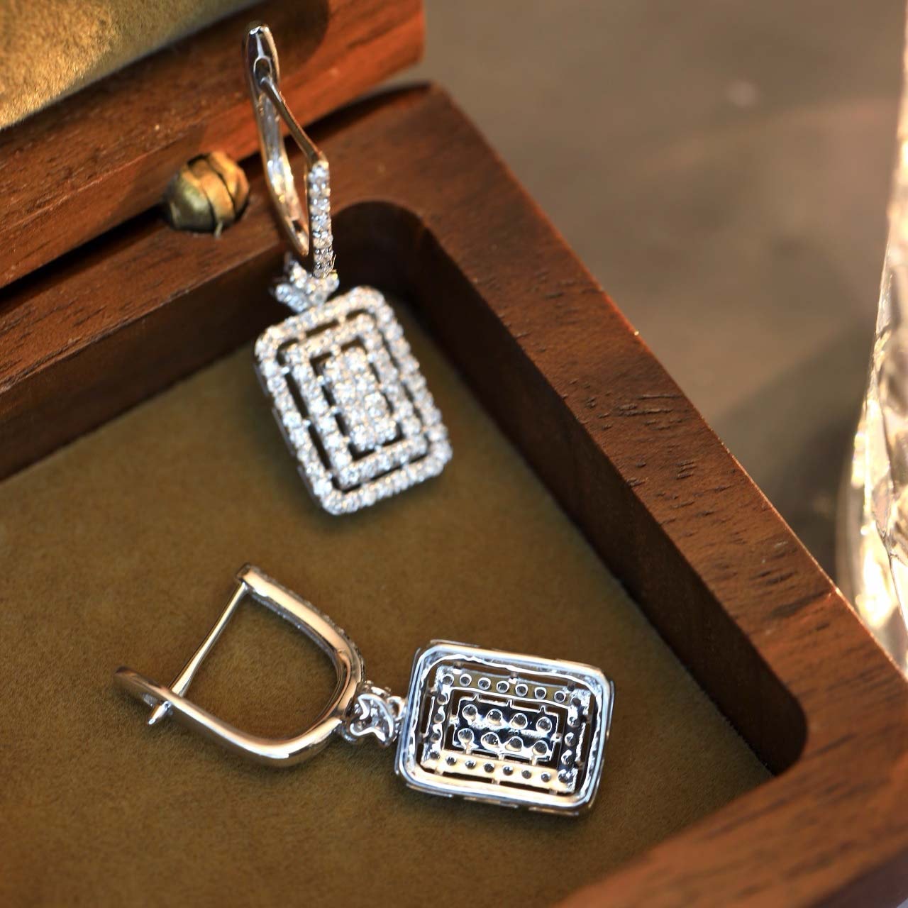 18K天然鑽石-經典雙排戒指/項鍊/耳環/手鍊