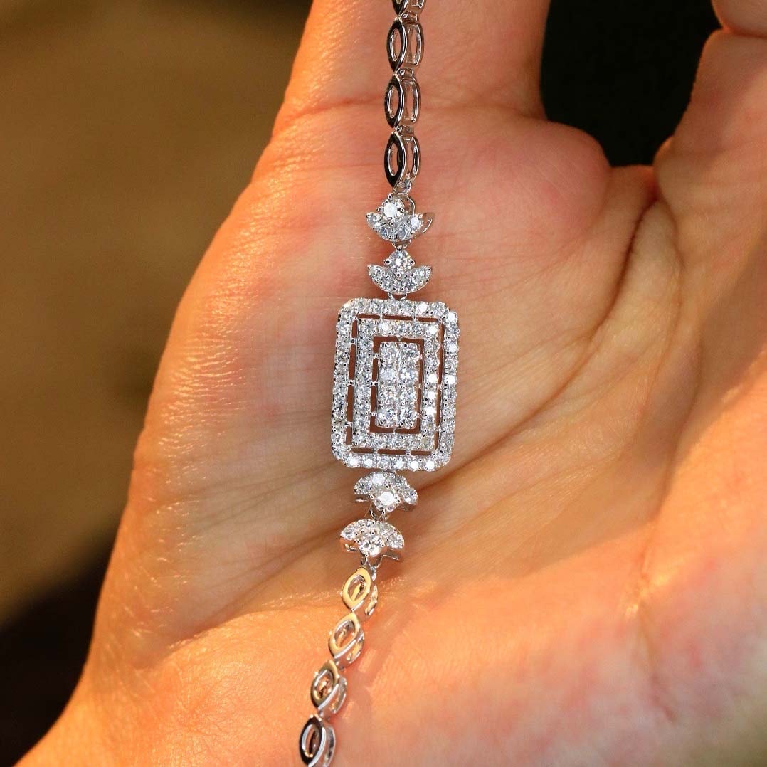 18K天然鑽石-經典雙排戒指/項鍊/耳環/手鍊