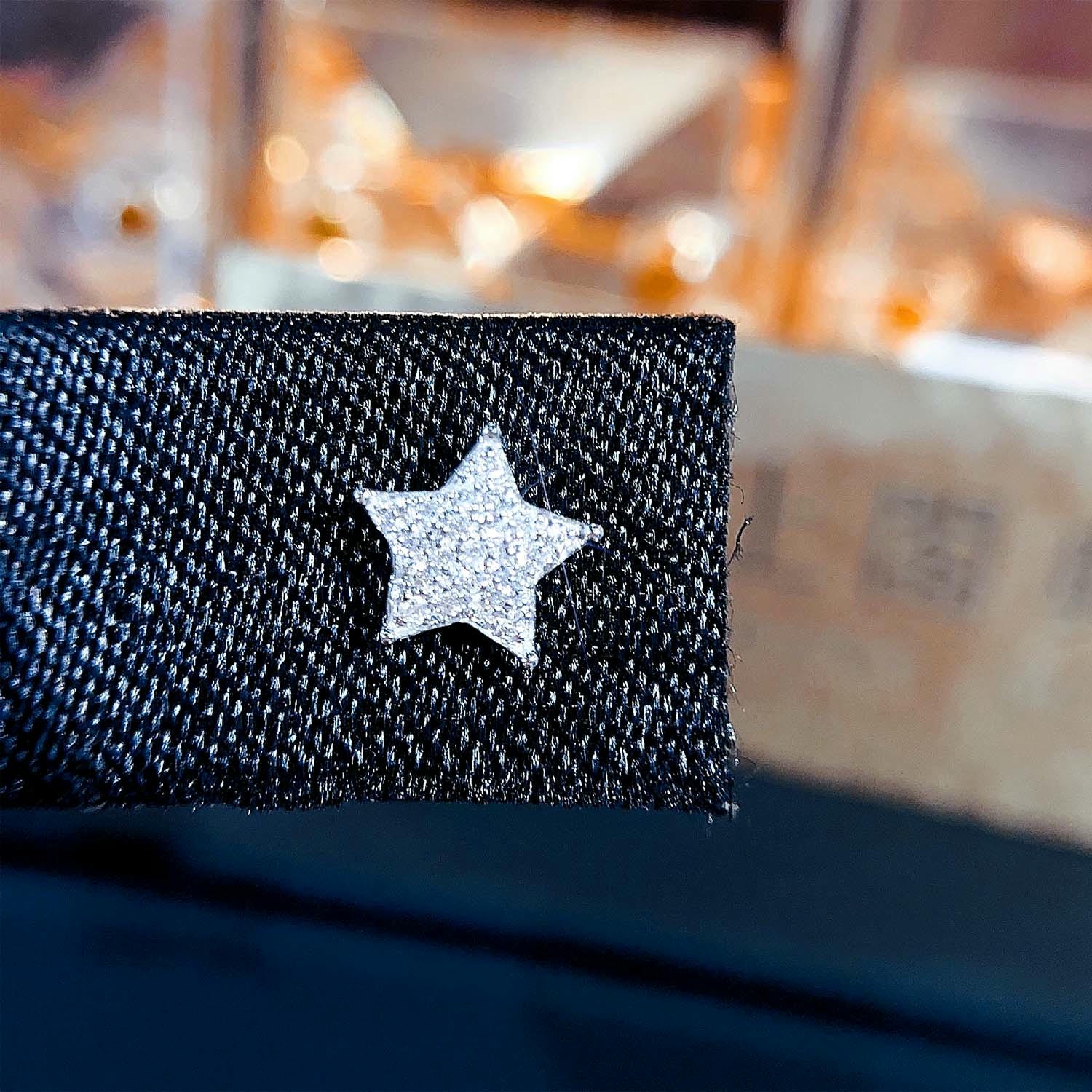 18K天然鑽石-五角星兩戴式耳環 - 第6張圖 18K天然鑽石-五角星兩戴式耳環