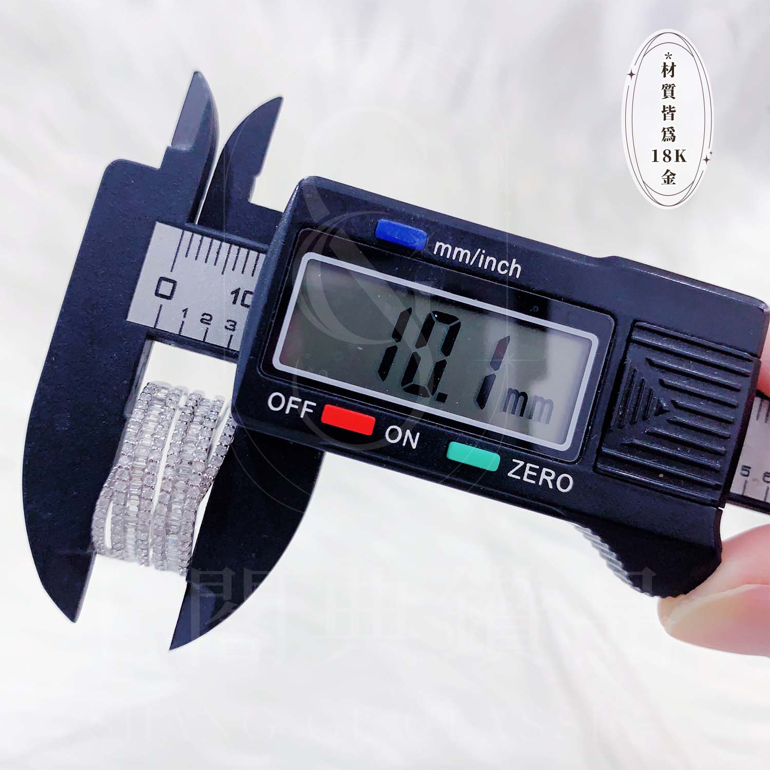 18K天然鑽石-寬版戒指 - 第9張圖 18K天然鑽石-寬版戒指