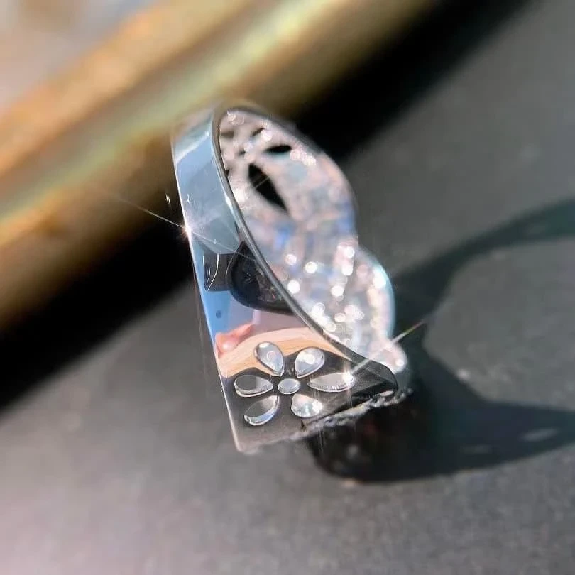 18K天然鑽石-個性麻花戒指 - 第5張圖 18K天然鑽石-個性麻花戒指