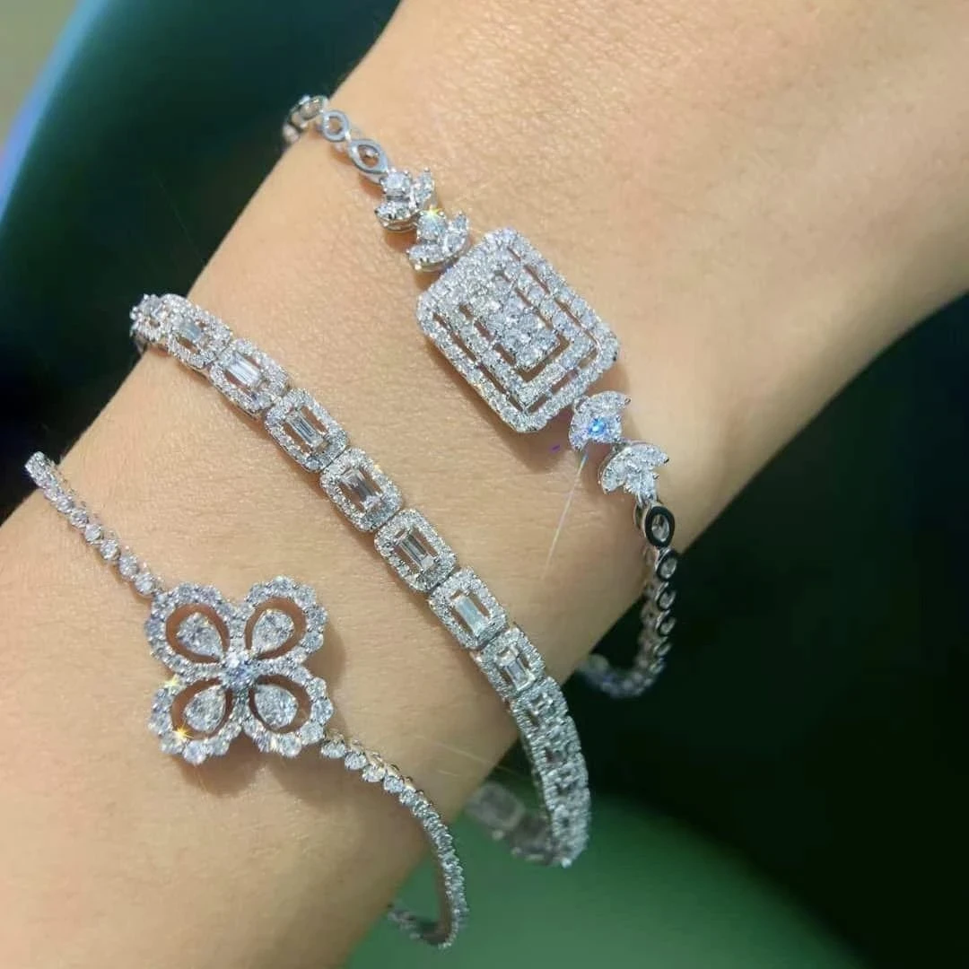 18K天然鑽石-T鑽手鍊 - 第6張圖 18K天然鑽石-T鑽手鍊