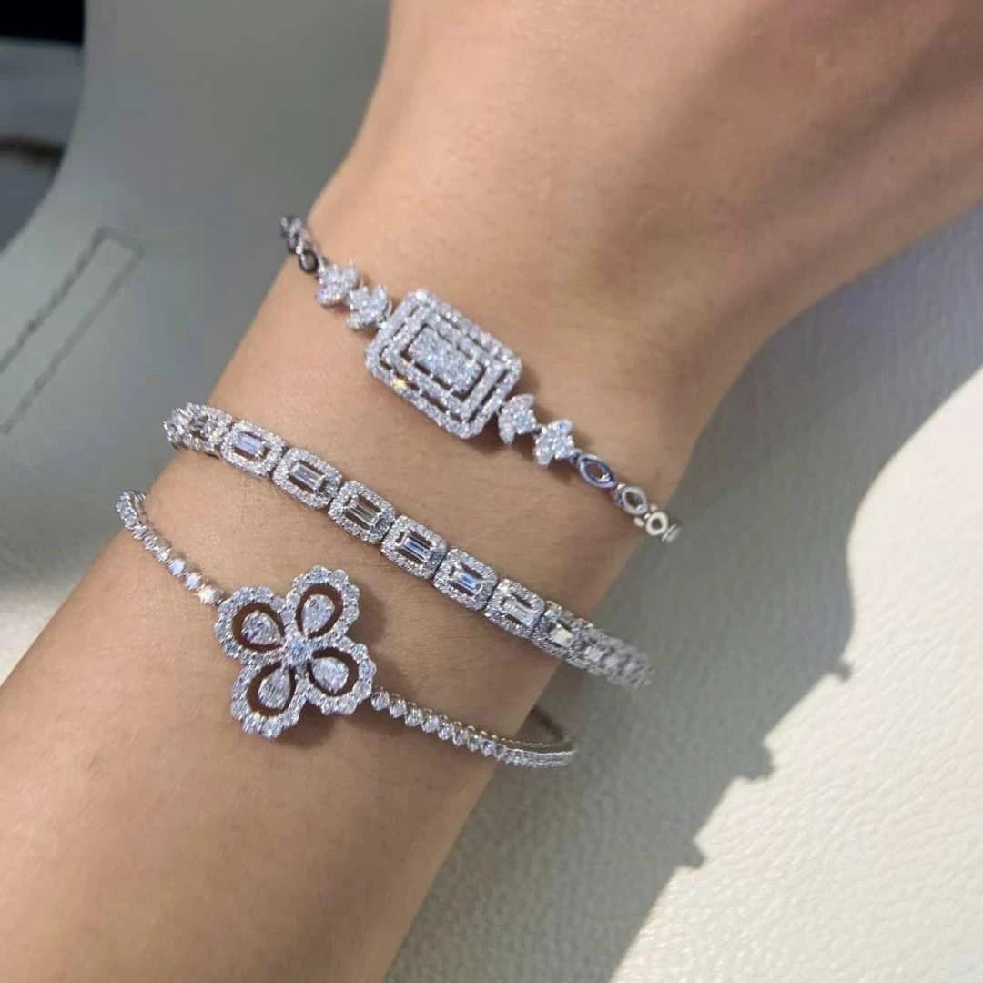 18K天然鑽石-T鑽手鍊 - 第7張圖 18K天然鑽石-T鑽手鍊