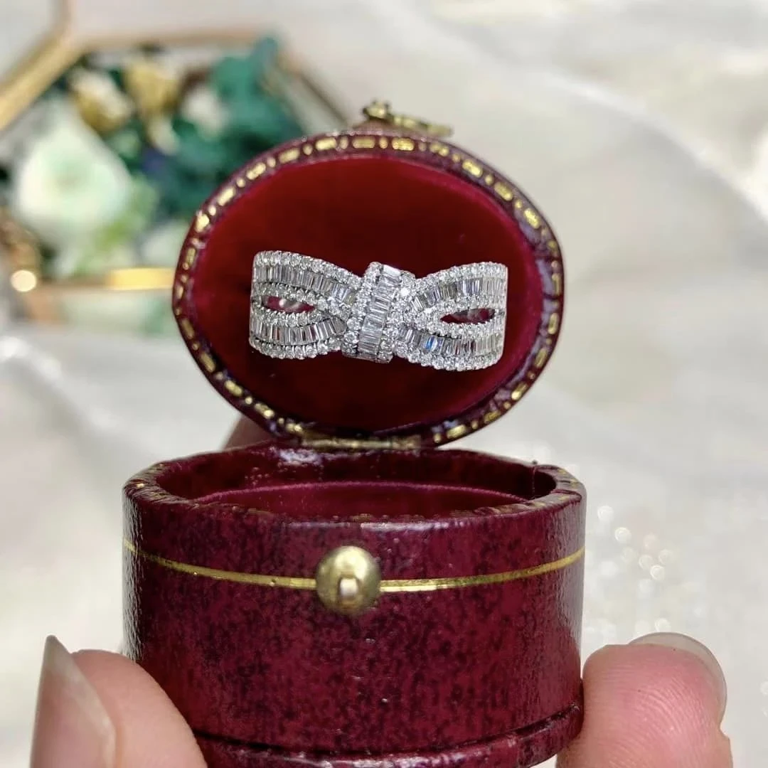 18K天然鑽石-蝴蝶結戒指 - 第8張圖 18K天然鑽石-蝴蝶結戒指