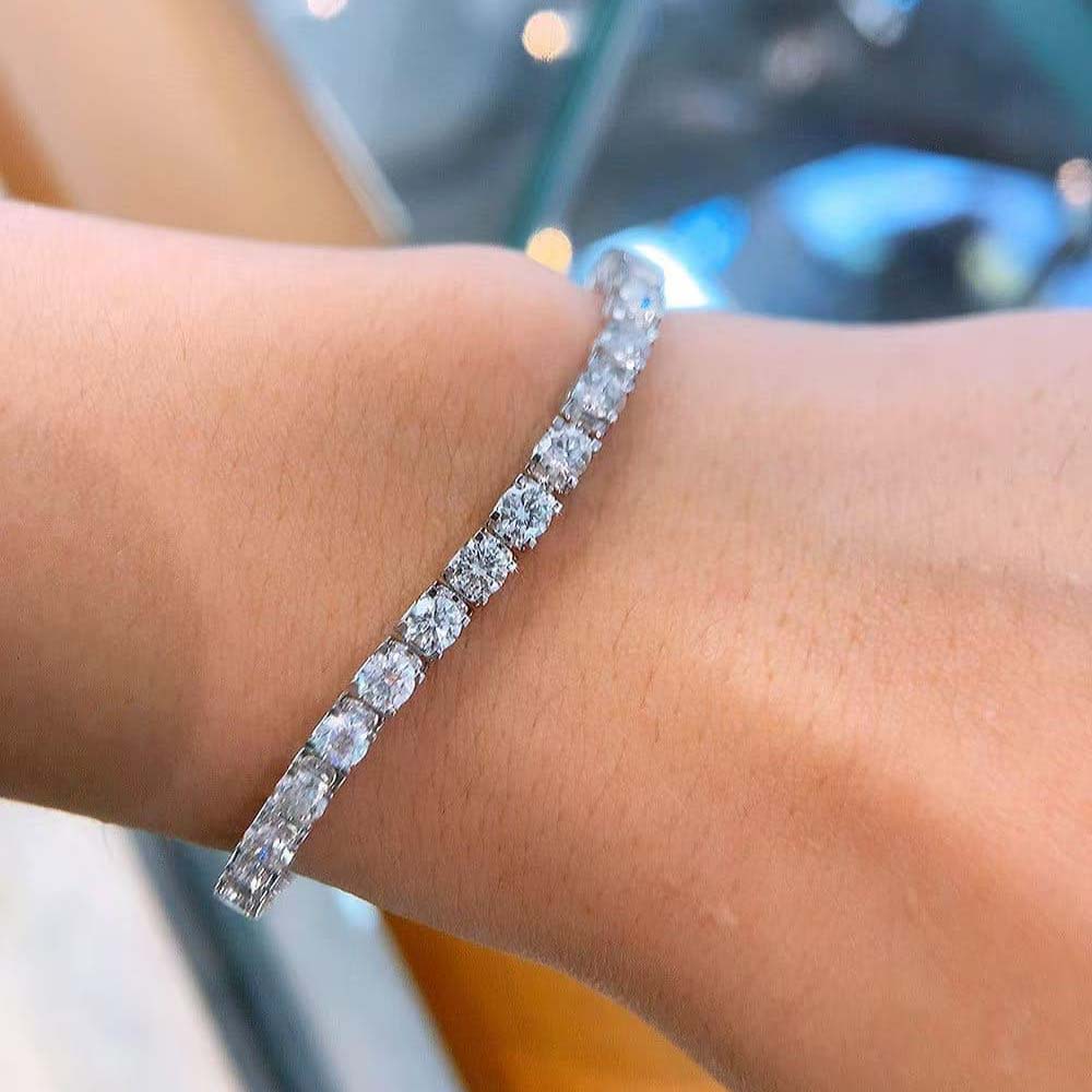 18K天然鑽石-6克拉手鍊 - 第9張圖 18K天然鑽石-6克拉手鍊