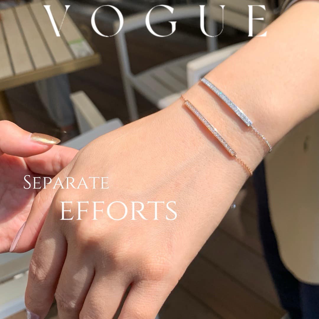 18K天然鑽石-細緻滑動調節手鍊