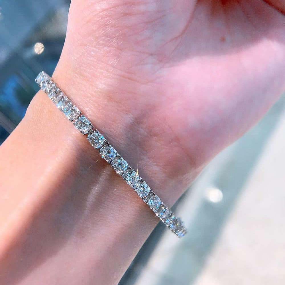 18K天然鑽石-6克拉手鍊 - 第10張圖 18K天然鑽石-6克拉手鍊