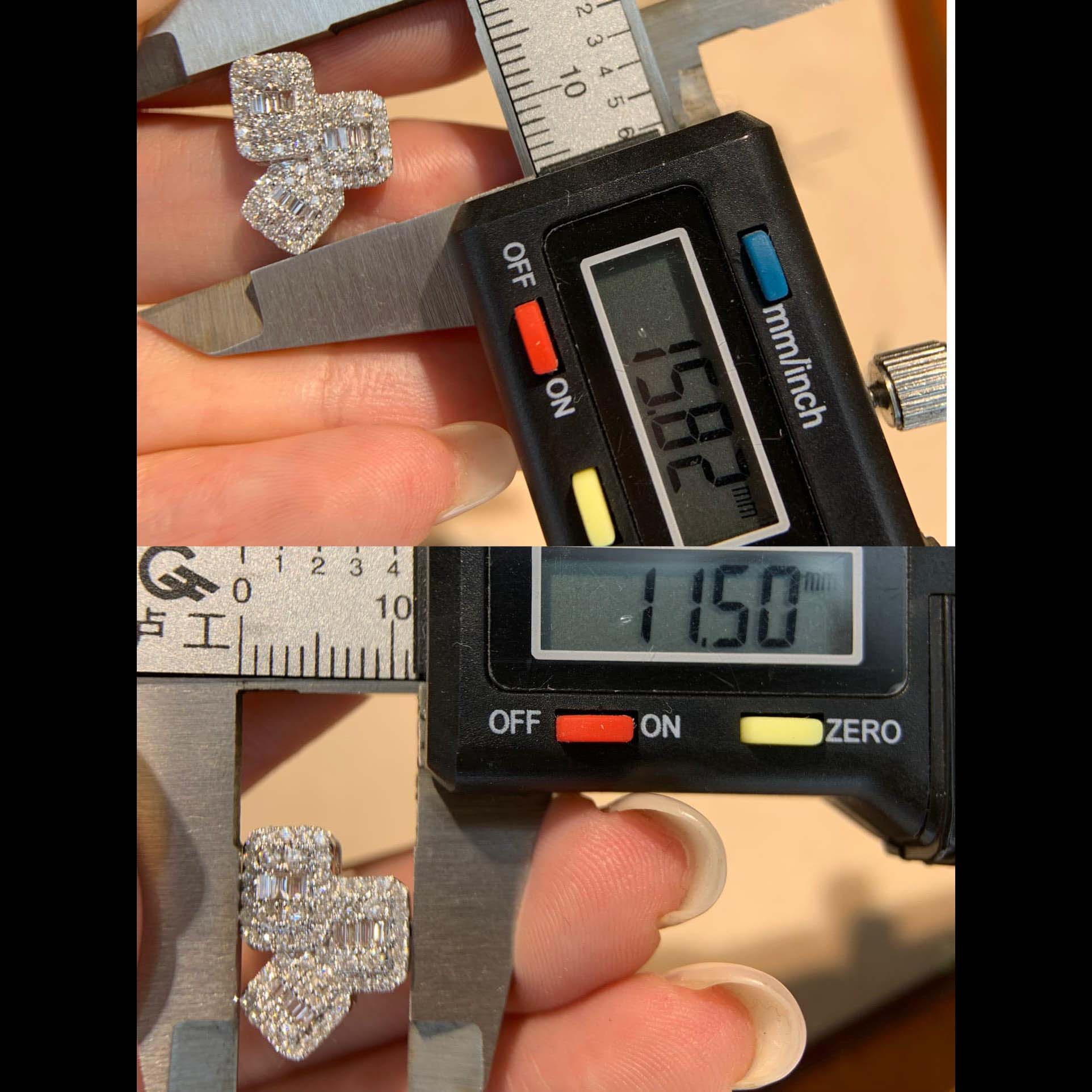 18K天然鑽石-三倍冰糖大耳環 - 第9張圖 18K天然鑽石-三倍冰糖大耳環