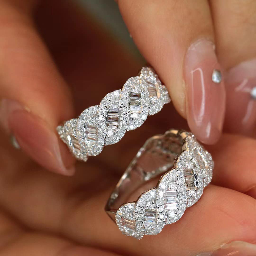 18K天然鑽石-扭波浪戒指 - 第3張圖 18K天然鑽石-扭波浪戒指