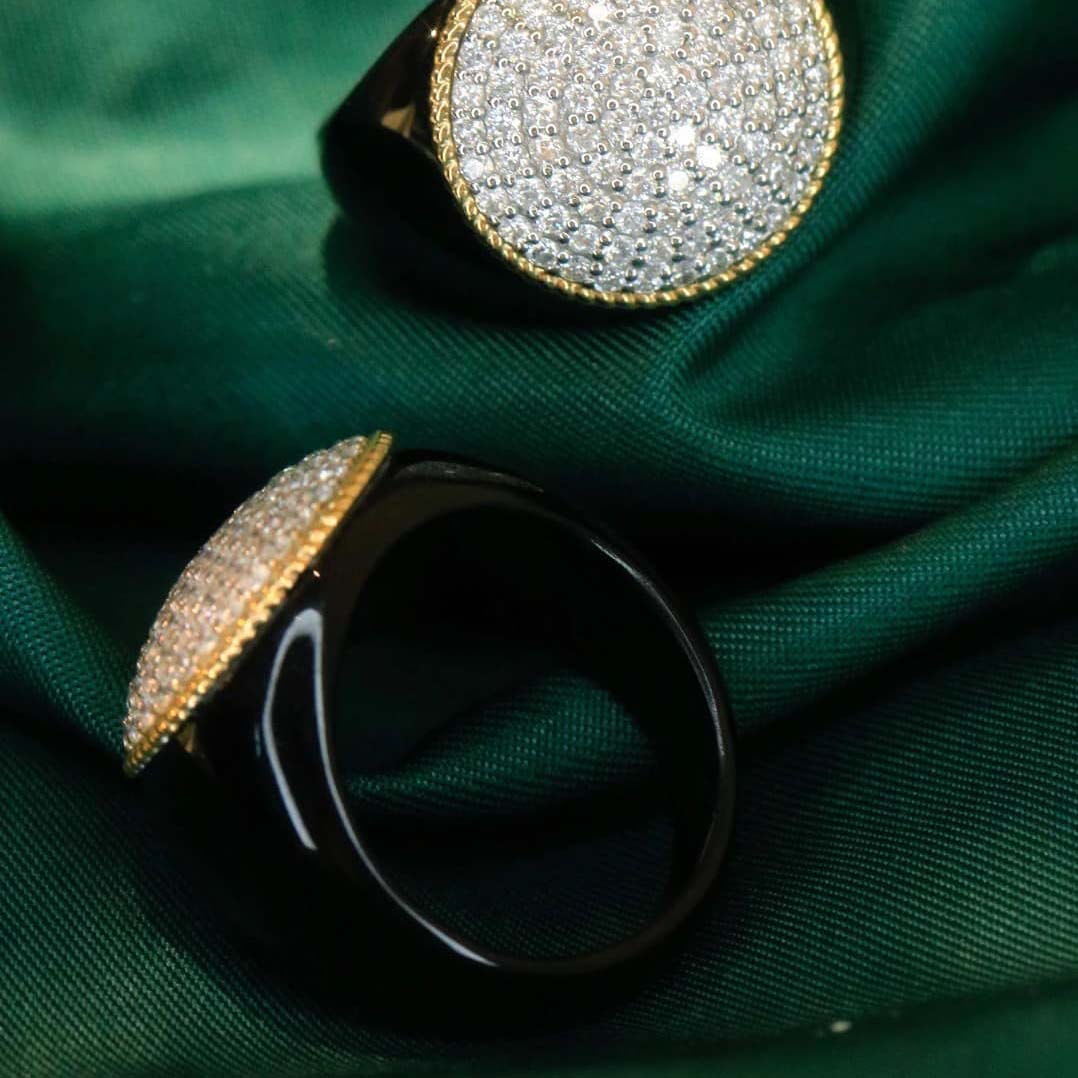 18K天然鑽石-時髦戒指-兩款