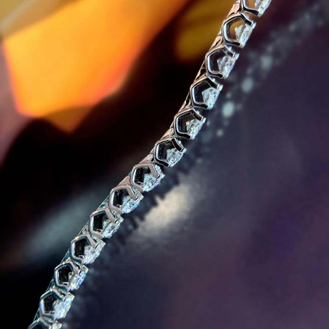 18K天然鑽石-6克拉手鍊 - 第11張圖 18K天然鑽石-6克拉手鍊