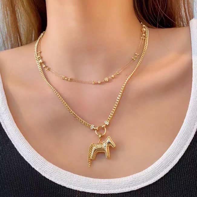 18K-萬能古巴項鍊