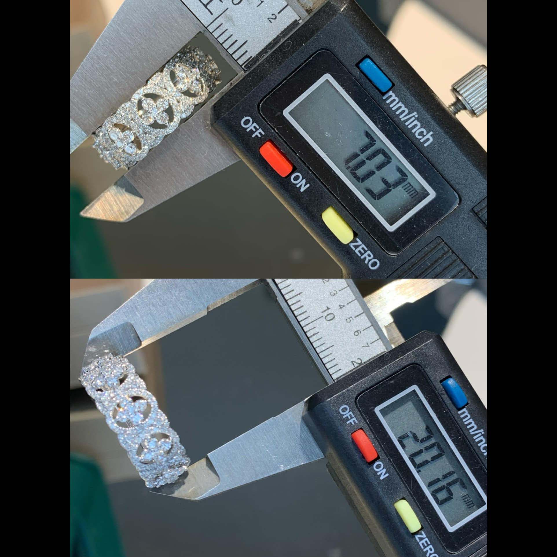 18K天然鑽石-公主蕾絲戒指 - 第5張圖 18K天然鑽石-公主蕾絲戒指