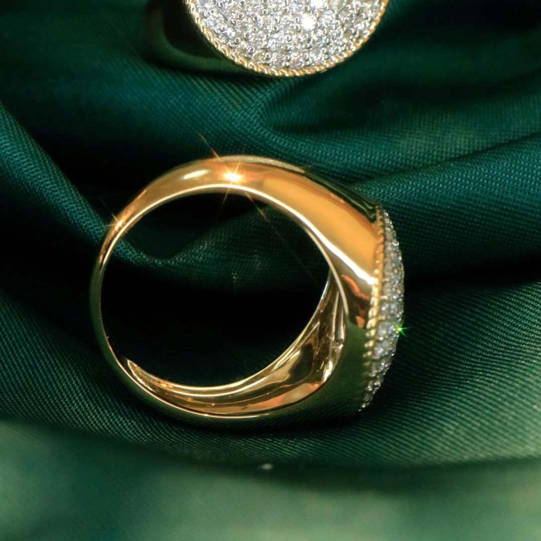 18K天然鑽石-時髦戒指-兩款