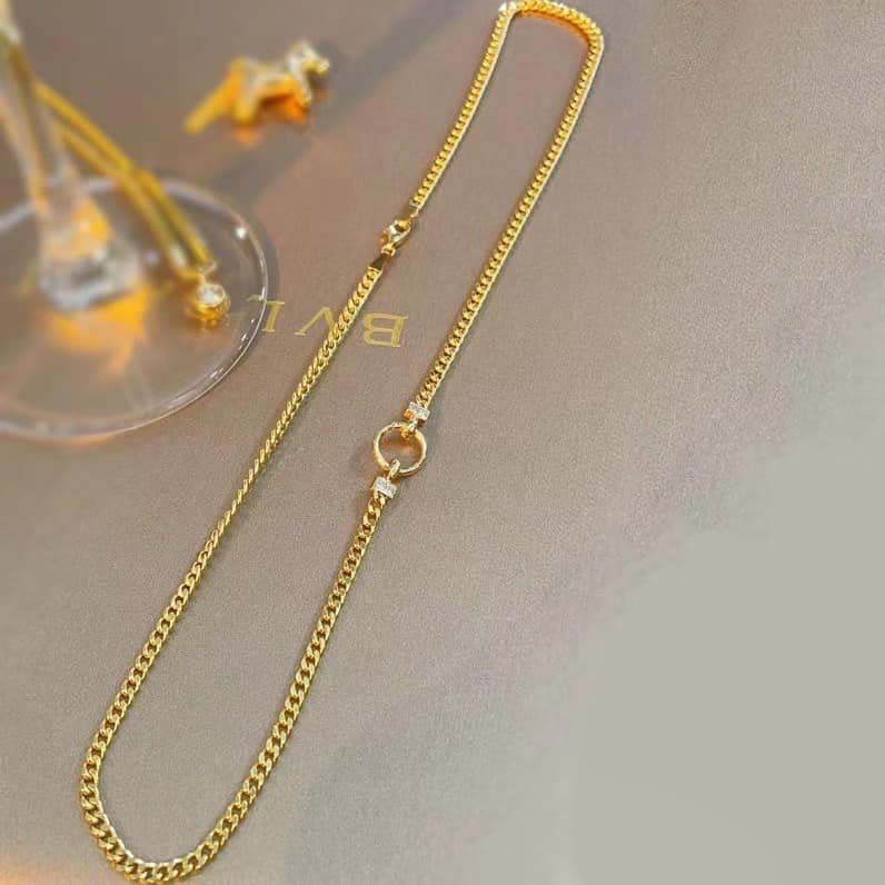 18K-萬能古巴項鍊