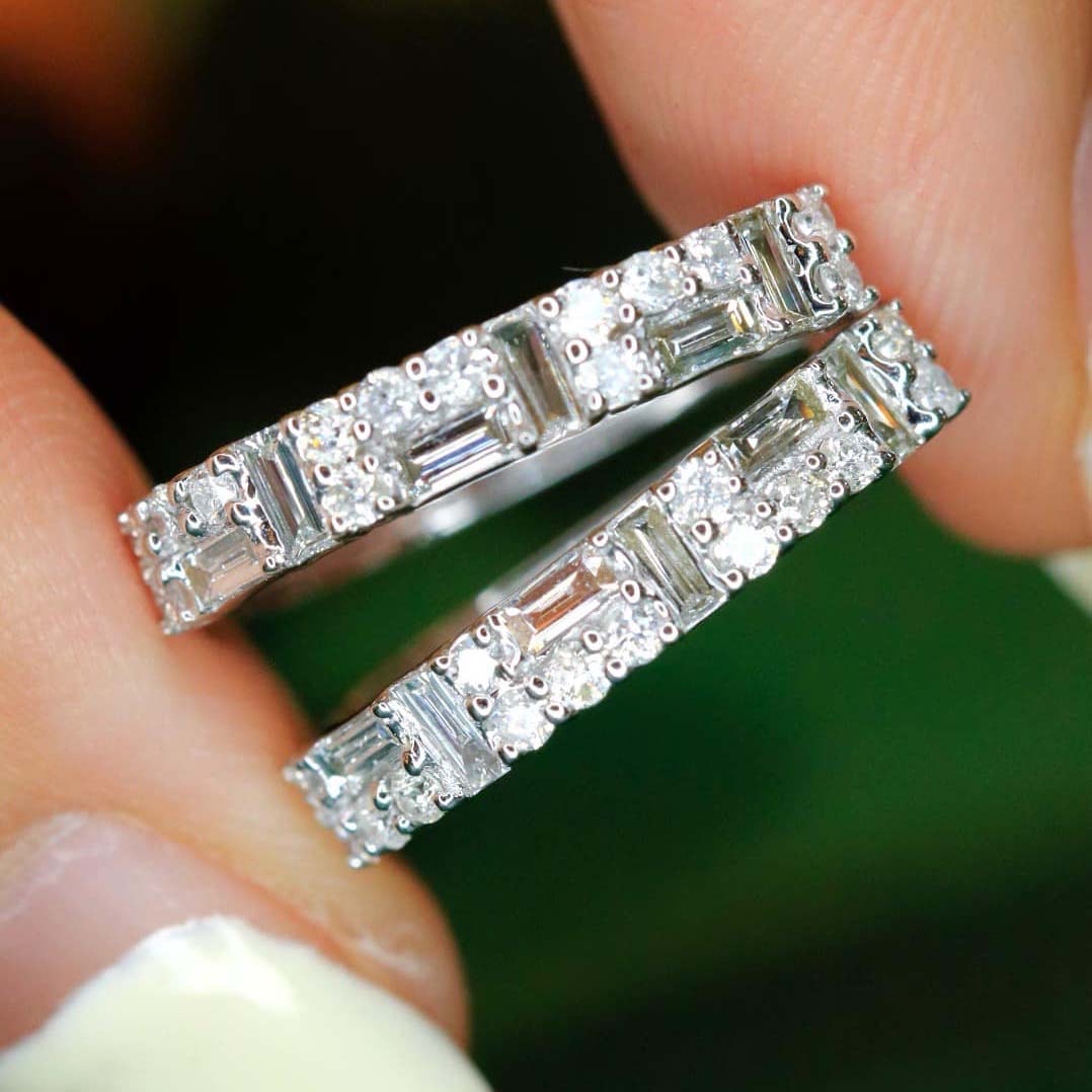 18K天然鑽石-大圈口耳環