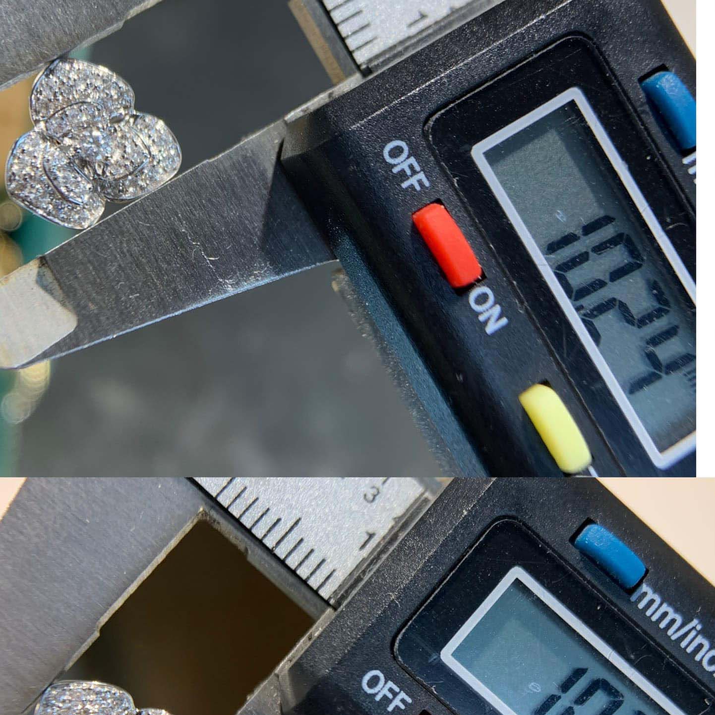 18K天然鑽石-玫瑰花瓣耳環