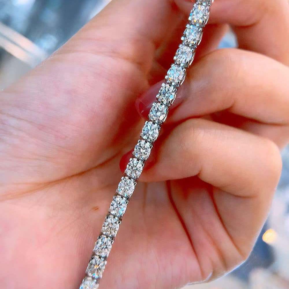 18K天然鑽石-6克拉手鍊 - 第13張圖 18K天然鑽石-6克拉手鍊