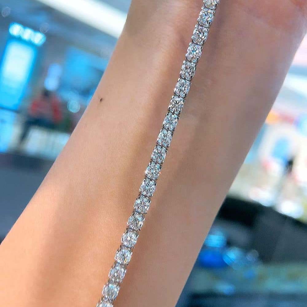 18K天然鑽石-6克拉手鍊 - 第14張圖 18K天然鑽石-6克拉手鍊