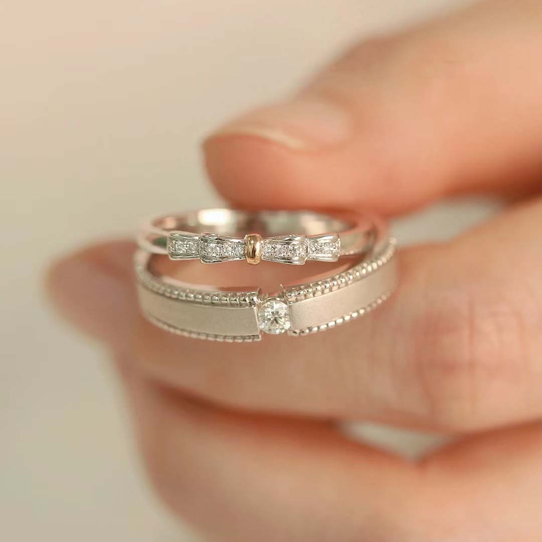 婚戒系列-你我左右對戒訂製